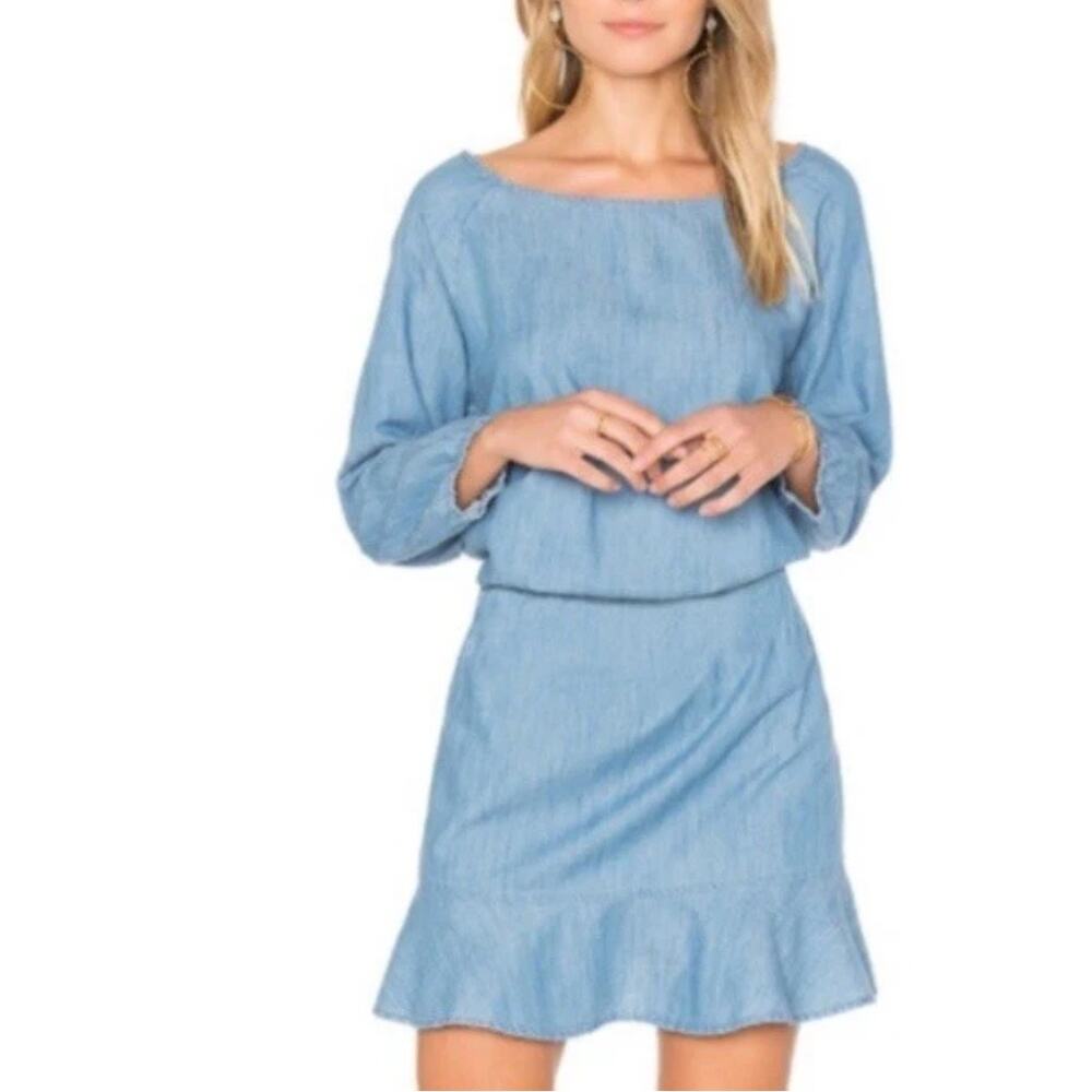 Soft Joie Light Blue Mini Dress